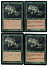 Spore Frog 4x x4 PLAYSET 2000 Prophecy Green Common Creature MTG NM Actual Pics