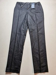 HACKETT LONDON Herren Größe 30S 75 % Wollmischung Reise Chino (Neu mit Etikett) Jogginghose in Grau - Bild 1 von 22