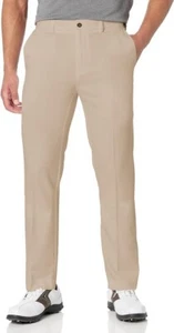NWT PGA Tour Men Performance Casual Trouser Pants Active Waistband Beige 40 X 30 - Picture 1 of 7