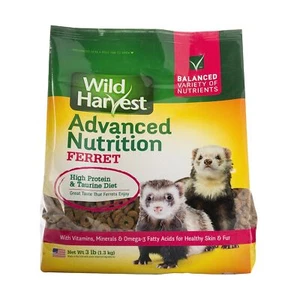 Wild Harvest Advanced Nutrition Ferret, High Protein And Taurine Diet, 3 Pounds - Picture 1 of 3