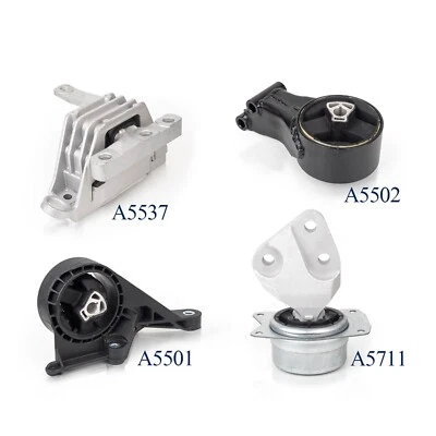 4X Engine Motor + Transmission Mount fit 2012-2013 Buick LaCrosse l4 2.4L - Image 1 of 4