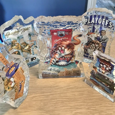 Rare Florida Panthers season ticket Sculpture Set playoffs Stanley Cup 1996 Bure Cover