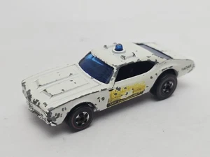 1969 Hot Wheels Redline Police Cruiser White Blue Light USA/Canada Vintage - Picture 1 of 5