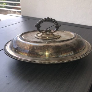 Antike Entree Schale William Hutton & Sons - Victorian. Hard Soldered Ca 1880 - Bild 1 von 15