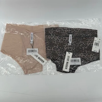 Steve Madden Women’s Mesh Boyshort Panties SM11872  Qty 2– M - Image 1 of 4