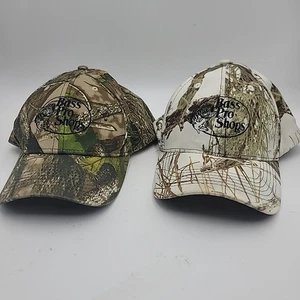 (2) Lote de sombreros camuflados Bass Pro Shops talla única SnapBack True Timber - Imagen 1 de 11