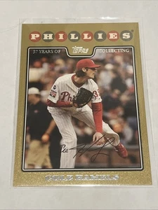 Cole Hamels 2008 Topps Gold #35 #/2008 - Picture 1 of 2