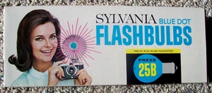 Sylvania Blue Dot Blitzlampen Presse 25B New Old Stock 7 Glühbirnen - Bild 1 von 3