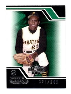 ROBERTO CLEMENTE 2008 TOPPS TRIPLE THREADS #35 GREEN PARALLEL #071/240 BF8771 - Picture 1 of 1