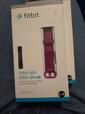 Nuevo Sellado Fitbit Alta HR Clásico Accesorio Banda Magenta Rosa Talla Pequeña  Foto 1 de 2