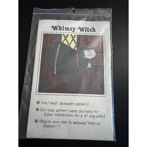 Prensa de parche vintage de apliques de Halloween Witch Wrimsy 1980 Salem Oregon - Imagen 1 de 6