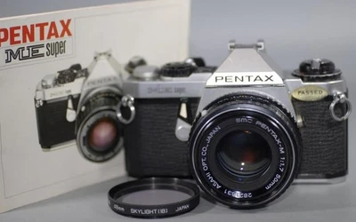 Pentax ME-Super 35mm film camera with 50mm f1.7 SMC lens - Manual Exposure only - Image 1 of 4