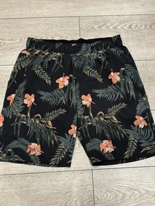 Spiritual Gangster Mens Shorts Lined Tropical Size XL Athletic Shorts - Picture 1 of 9