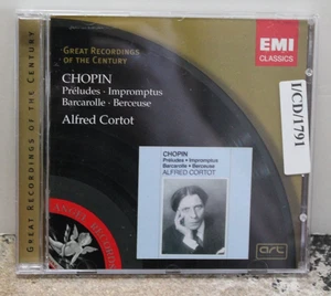 Alfred Cortot, Chopin: Preludes, Impromptus, Barcarolle, Berceuse/EMI Classic CD - Picture 1 of 4
