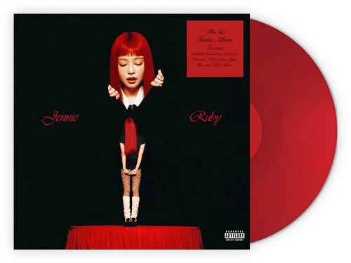 Jennie - Ruby Vinyl [New Vinyl LP] Explicit, Colored Vinyl, Red, Postcard, Photo - Image 1 of 1