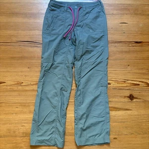 The North Face gray womens drawstring cargo pant SIZE 2 - Picture 1 of 6