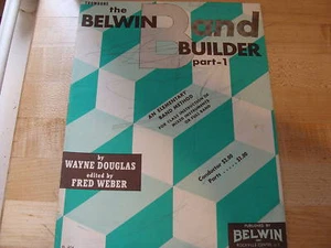 Trombón Belwin Band Builder Parte 1 Wayne Douglas, Fred Weber - Imagen 1 de 1
