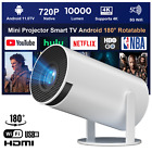 Bluetooth Mini Projektor LED Beamer 4K Full HD 1080P Tragbarer Fire Stick 10000L
