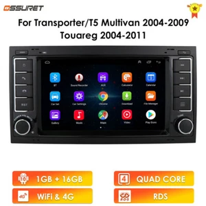 Autoradio Navi für VW T5 Transporter Multivan Touareg BT DSP DAB+ GPS USB RDS 4G - Bild 1 von 12