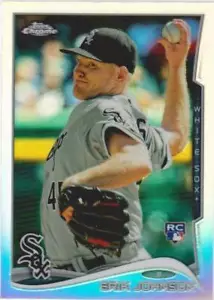 2014 TOPPS CHROME # 98 ERIK JOHNSON ROOKIE REFRACTOR - Picture 1 of 1
