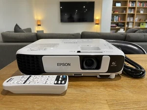 Epson EB-X41 3,600 Lumen Home Cinema Projector HDMI XGA VGA Used Portable Remote - Picture 1 of 22