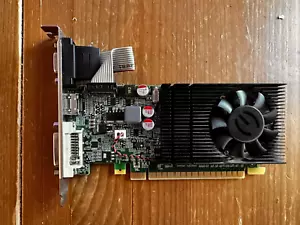 EVGA NVIDIA GeForce GT620 1GB DDR3 PCIe Graphics Card P/N: 01G-P3-2625-KR - Picture 1 of 2