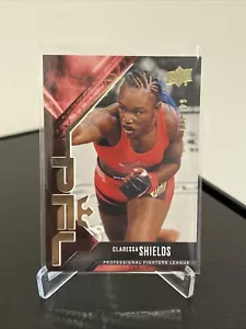 2022 Upper Deck PFL #25 Claressa Shields Rookie PFL RED /899! 1st Edition - Picture 1 of 2
