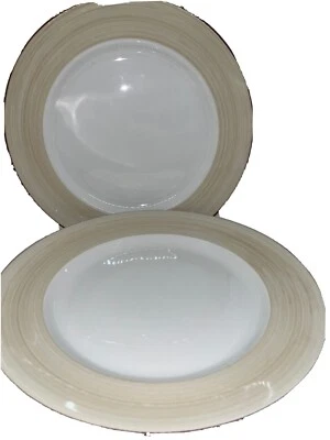 Juego de 4 platos de cena Steelite England Bianco blancos de 10,5 pulgadas nuevos sin etiquetas - ¡Excelente! Foto 1 de 4