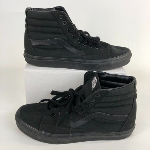 Scarpe sneakers Vans Off The Wall alte uomo US 9 5 nere 500714 NO SOLETTE