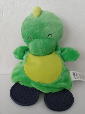 Carters Dinosaur Lovey Crinkly Head Teether Child of Mine Green Yellow Dino - Image 1 of 4