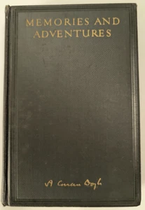 Sir Arthur Conan Doyle Memories & Adventures Autobiography First Edition HC 1924 - Imagen 1 de 10