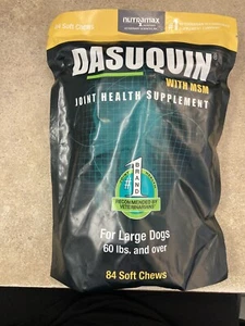 🐶🐕Nutramax Dasuquin with MSM Soft Chews for Large Dogs 84 COUNT NEW 2025 - Picture 1 of 2