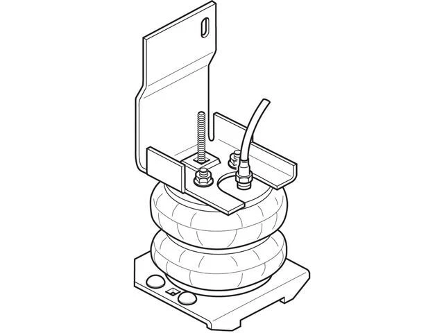 Kit de nivelación de elevación de aire trasero para Ford E350 Super Duty 1999-2019, 2021-2022 37BKRS Foto 1 de 1