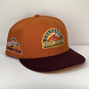 Colorado Rockies Fall Collection Fitted Hat 7 1/4 New Era 59FIFTY All Star Game - Picture 1 of 9