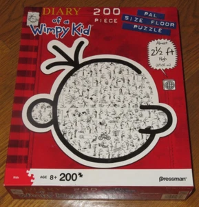 NEW Pressman DIARY OF A WIMPY KID 200 Piece FLOOR PUZZLE Age 8+ - Picture 1 of 2