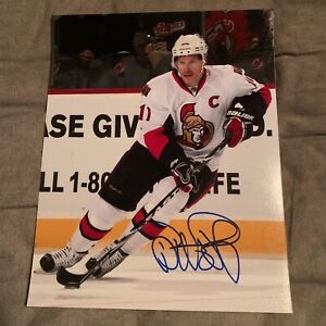 Daniel Alfredsson Ottawa Senators HOF Signed Autographed 8x10 Photo