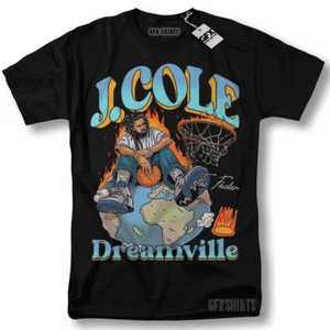 J Cole Tee Tour Merch 90s Hip-Hop Rap Vintage style graphic design T-Shirt - Picture 1 of 2