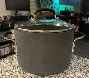 Calphalon Simply Non-Stick 6 Qt Stock Pot with Glass Lid #806 ⭐️ GREAT - Picture 1 of 6
