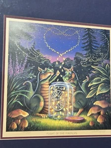 Randal Spangler DRAGLING "Vuelo de las luciérnagas" Enmarcado Certificado de Autenticidad Firmado Numerado BR - Imagen 1 de 6