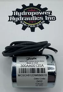 300AA000135A, MSCJ012DSAC0010, Eaton, Danfoss, Vickers, 12 Volt, Solenoid Coil - Picture 1 of 1