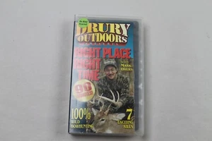 Drury Outdoors Presents Right Place Right Time VHS - Picture 1 of 2