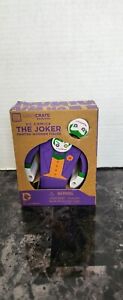 Loot Crate Exclusive Batman The Joker Painted Wooden Figure DC Comics  Open Box