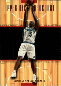 1999-00 Upper Deck Hardcourt Charlotte Hornets Basketball Card #6 Elden Campbell