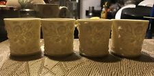NWT. Lot of 4 Yankee Candle Co. Ceramic Rose Petals  Votive Holder