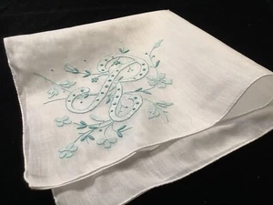 11916🌟Vintage CUTTER Bridal Madeira Monogram “R” Wedding Handkerchief Heirloom - Picture 1 of 5