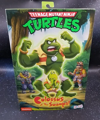 TMNT Colossus of the Swamp Napoleon Bonafrog NECA 2023 Action Figure 8" NIB — 第 1/4 张图片
