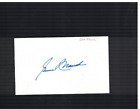 Gene Mauch Montreal Expos Signed Index Card W/Our COA