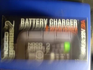 NOCO GENIUS2 Battery Charger and Maintainer 2 Amp OPEN BOX - Picture 1 of 1