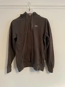 VANS SMALL LOGO GREY HOODIE USED MEN'S SIZE S SMALL - Picture 1 of 2