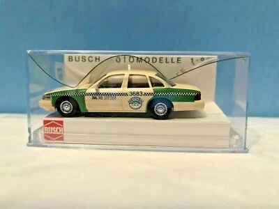 Busch Modelos de Automóviles Escala 1/87 Ford Crown Victoria Chicago US Checker Taxi Foto 1 de 4